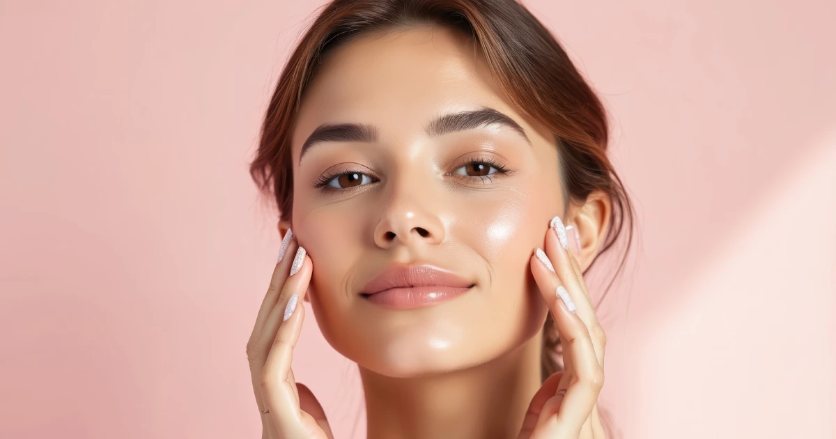 Young woman with glowing skin after AquaGold in Centennial, CO